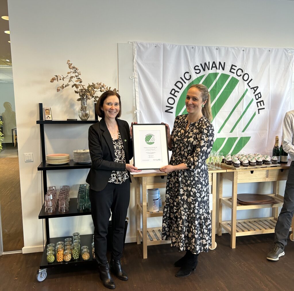 Compass Group Danmark har opnået svanemærkecertificering på hele