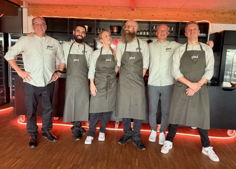 glød